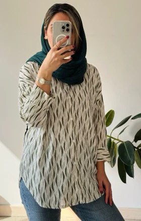 شومیز مانتویی کراش