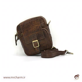 کیف دوشی تمام چرم30078