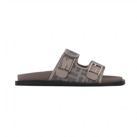 صندل زنانه فندی دو سگک کرم کد 3215