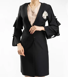 مانتو شال 71825 مشکی ار 2