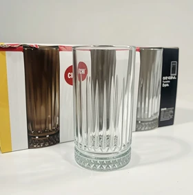 لیوان 3 عددی اسموتی بلند طرح دار