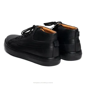 کتانی نیم‌ساق دژفول گازولین مشکی - GAAZOLIN Dejfull-Mid Mono Black W