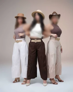 دامن شلواری کمرکنفی مدل ندا کد 50289