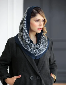 شال بافت زنانه رینگی مدل وسط پیچازی | گرم و شیک برای پاییز و زمستان
