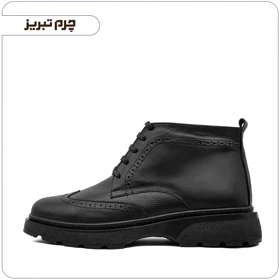 نیم بوت چرم مردانه تبریز مدل تیما
