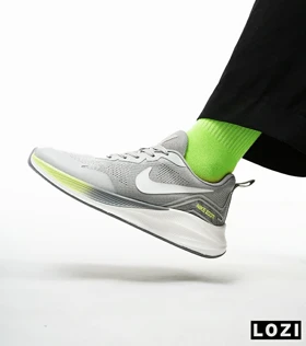 کفش کتانی مردانه و زنانه طوسی Nike air zoom