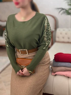 بلوز بافت گپ مدل طنین کد40184