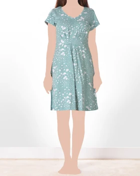 پیراهن آستین کوتاه بهاران زنانه