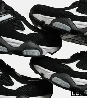 کفش کتانی مردانه و زنانه مشکی سفید NEW BALANCE 9060