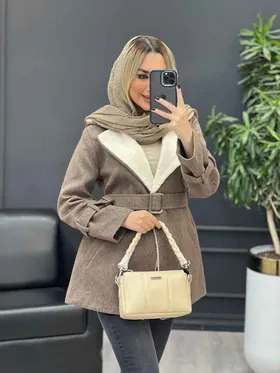 پالتو فوتر یقه خز