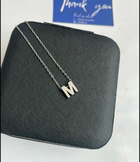 گردنبند استیل حروف سه بعدی