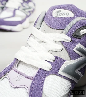 کفش کتانی زنانه بنفش سفید طوسی NEW BALANCE 9060
