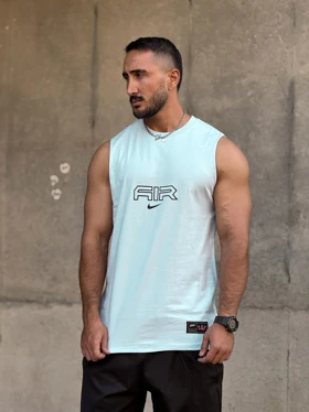 رکابی ورزشی حلقهای NIKE AIR آبی کمرنگ