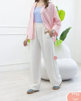 شلوار بگ لینن رویال 4475