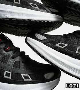 کفش کتانی مردانه و زنانه مشکی نقره ای نایک NIKE P-6000