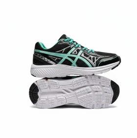 کفش کتانی اسیکس کایانو مشکی سبز کد 295086