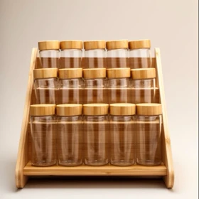 استند ادویه بامبو 15 عددی