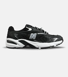 کفش کتانی مردانه و زنانه مشکی سفید NEW BALANCE 725