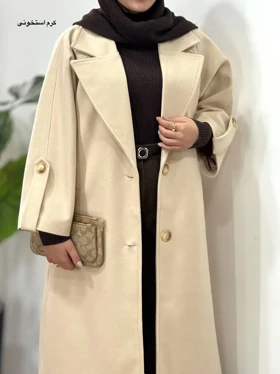 پالتو فوتر بلند آستردار رعنا
