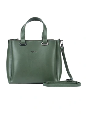 کیف دوشی چرم زنانه مدل سریلو new (یشمی)