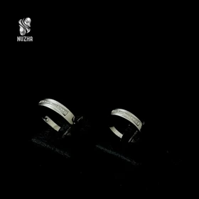 حلقه ست نقره زنانه ومردانه کدhs1005