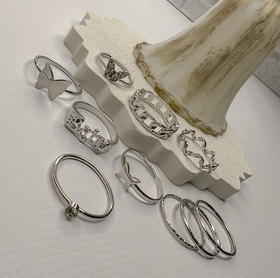 انگشتر پکی پروانه مینیمال ring pack
