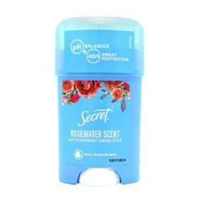 دئودرانت کرمی سکرت Secret با رایحه گل رز مدل Rosewater Scent حجم 40 میل