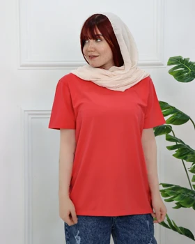 تیشرت بیسیک یقه گرد 0864