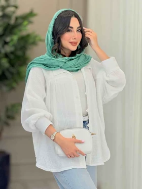 مانتو چین‌دار پایین هلال