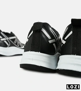 کفش کتانی مردانه و زنانه مشکی سفید NEW BALANCE
