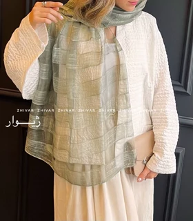 شال ساده حریر ابریشم