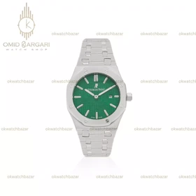 ساعت مچی اودمار پیگه سیلور صفحه سبز Audemars Piguet