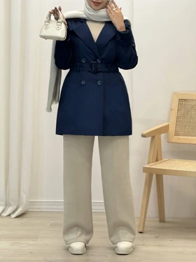 3886-بارانی آستردار مایسا