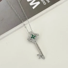 گردنبند زنانه طرح جواهر کلید کد 538
