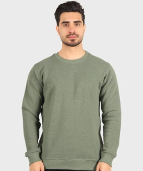 تیشرت آستین بلند مردانه بافت ریز 4416