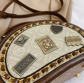 کیف دوشی وارداتی زنانه RORO کد 6638 (کرم)