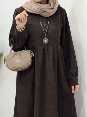 پیراهن مانتویی پاییزه ترگل