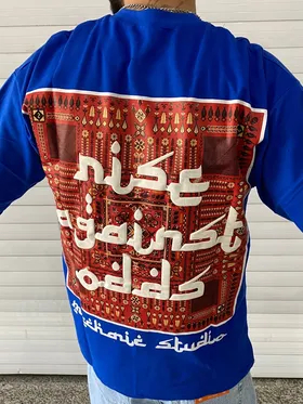 تیشرت ARABIC طرح دار رنگ ابی