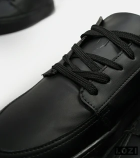 کفش کژوال مردانه چرمی مشکی ZARA مدل 4909