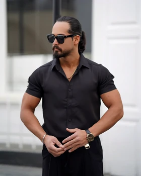 پیراهن آستین کوتاه ساده