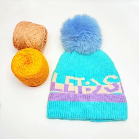 کلاه نوزادی جدید پوم دار