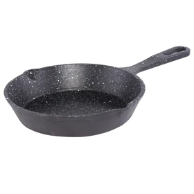 ماهیتابه تک دسته چدن سایز 18 پرانی کد 9012
