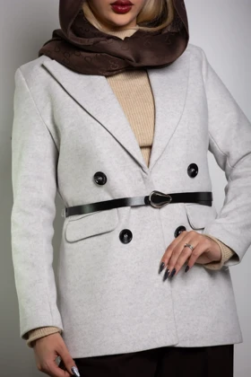 پالتو کت فوتر ماریا New (طوسی)