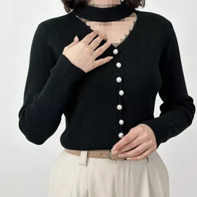 بلوز بافت مروارید 1007880