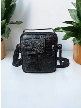 کیف دوشی چرم طبیعی مدل هیراد