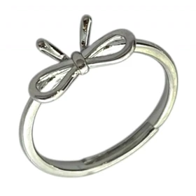 انگشتر زنانه شیک با طرح پاپیون، ظرافت در دستان شما