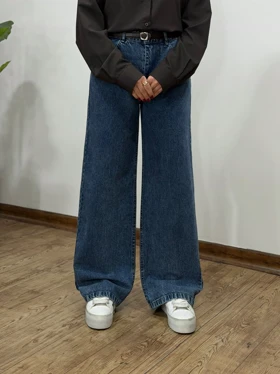 شلوار جین نیم بگ میرل