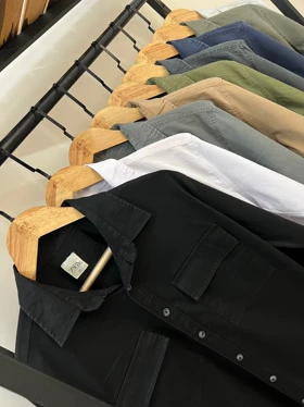 پیراهن کتان دوجیب 2639