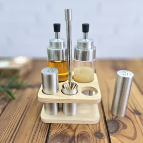 استند پنج تیکه رومیزی شنگیا