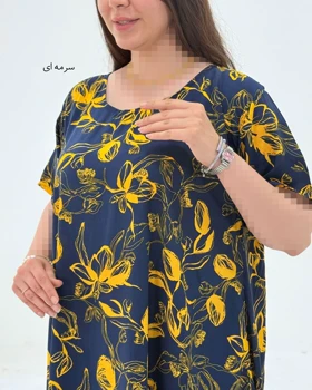 پیراهن نخی زنانه کد 1738